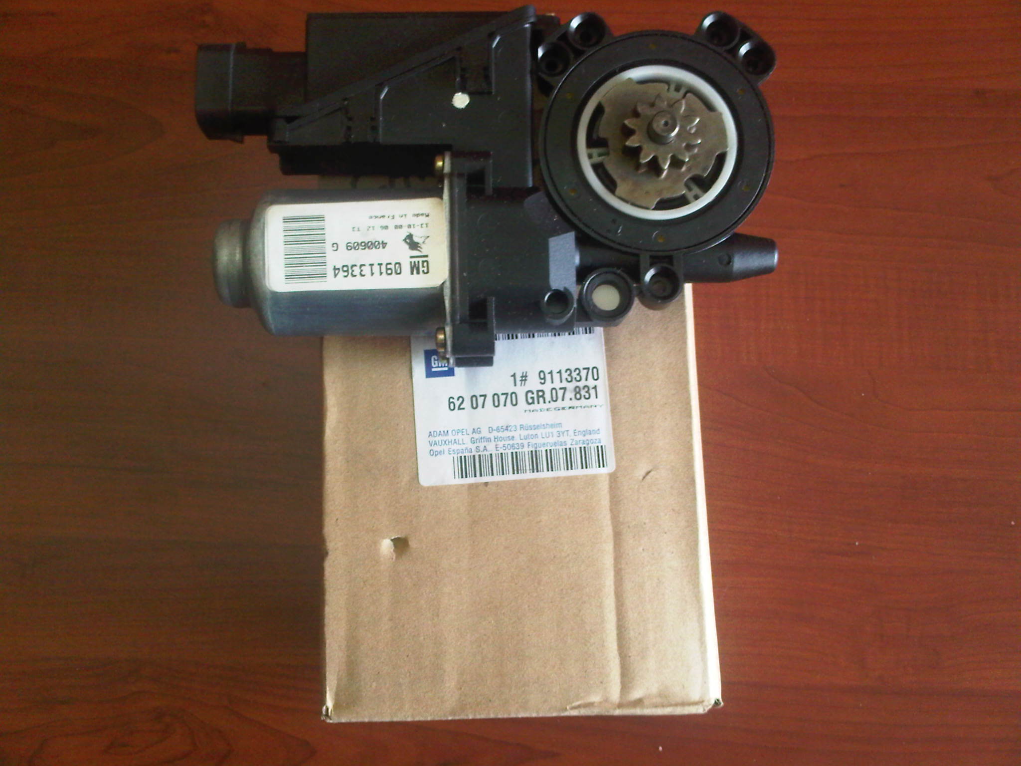 OPEL COMBO C-CORSA C CAM KALDIRMA MOTORU N SA 6207085 6207070  6207123