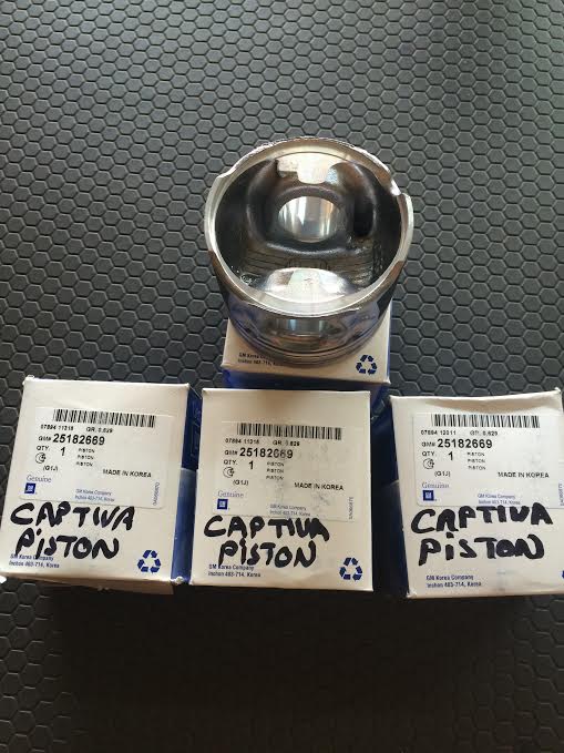 CHEVROLET CAPTIVA OPEL ANTARA PISTON  83MM. STD. 2.0D   TAKIM (4 PSTON SEGMANSIZ)  25182669  96996361  96996233